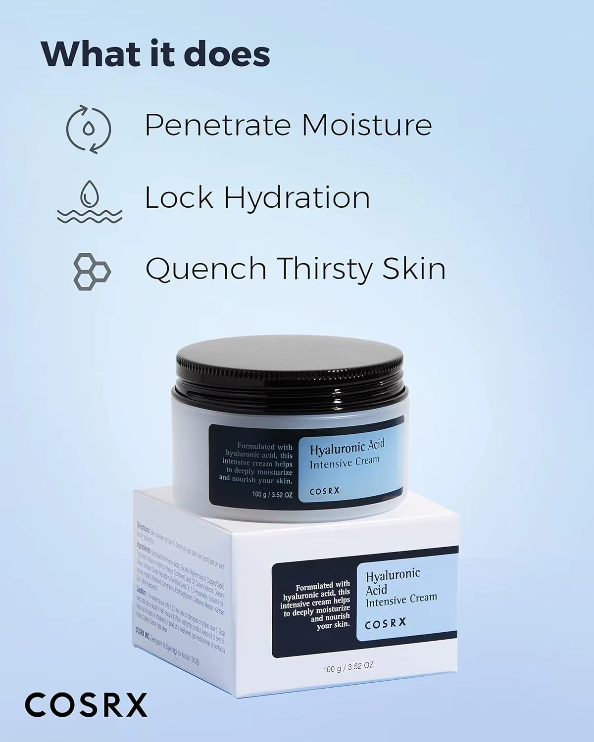 Cosrx Snail Serum Collagen Liquid Facial Essence Advanced Snail 96 Hyaluronic Acid Solution Moisturizing 100Ml